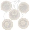 AmeliaHome LEDPL/AH/REINDEERSMESS/ROUND/SET/5PCS