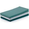 AmeliaHome KIT/AH/LETTY/PLAIN/TURQUOISE/3PACK/50X70
