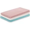 AmeliaHome RINKINYS/AH/LETTY/VAFLIAI/TURQ&PINKS/3PACK/50X70
