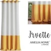 AmeliaHome Užuolaida su žiedais dviejų spalvų geltona Amelia Home Irvette