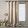 Naktinė užuolaida su žiedais AmeliaHome VELVET 140X270 cm, 1 vnt., spalva: kreminė