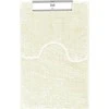 Vonios kilimėlių komplektas AmeliaHome BATI 50X80+40X50 cm, spalva: balta