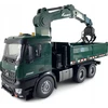 Amewi AMEWI Mercedes-Benz Arocs Licens Crane Truck w. Tipper RTR žalias