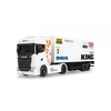 Amewi Mini-Scania 730 S su dėžiniu priekabu 1:64 RTR balta (22784)