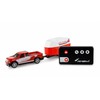 Amewi Amewi RC Pickup Die Cast mit Pferdeanhänger 1:64 RTR raudona
