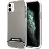 Mercedes Benz Apple iPhone 11 Mercedes AMG dėklas Electroplate Juodas&amp;Baltas (AMHCN61TCBW) skaidrus
