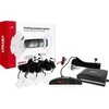 Parkavimo pagalbos sistema LED, 8 balti jutikliai 22 mm AMIO-01601