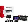 Parkavimo pagalbos sistema LED-GRAF, 4 juodi jutikliai GOLD 18 mm AMIO-01578