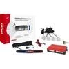 Parkavimo pagalbos sistema LED, 4 juodi jutikliai, vidinis montavimas 16,5 mm AMIO-02255