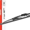 Automobilio valytuvo šluotelė, metalinis karkasas, U tipo, universali, 26" 650 mm 65 cm amio-04015