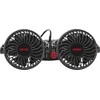 Amio Automobilio ventiliatorius prie galvos atramos su USB įkrovikliu 2x4" 12V