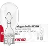 Halogeninės lemputės W16W T15 16W W2.1x9.5D 12V 10 vnt. (E4) amio-02549