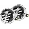 Garso signalas – chromuotas, 125 mm, 110 dB, 12V, AMIO-04074