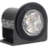 Apvali oranžinė LED įspėjamoji lempa R65 12V / 24V 12W AMIO-04864