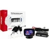 Parkavimo pagalbos sistema LED-GRAF, 4 balti jutikliai 22 mm AMIO-01563