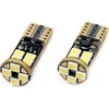 LED lemputės Canbus 12SMD 2835 T10E W5W baltos 12V 24V amio-01636