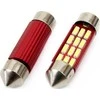 Amio Lemputė LED canbus 12smd 4014 festoon 36mm baltas 12v/24v