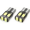 LED lemputės Canbus 6SMD 5730 T10 W5W baltos amio-01622