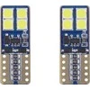 LED lemputės Canbus 8SMD 2835 T10E W5W baltos 12V 24V amio-01635