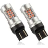 LED lemputės Canbus 24SMD T20 WR21/5W raudonos 12V 24V amio-02581