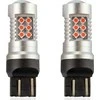 LED lemputės Canbus 24SMD T20 WR21/5W raudonos 12V 24V amio-02581