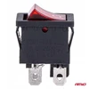Rotorinis jungiklis su raudonu apšvietimu 6a 250v amio-04439
