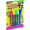 Klijų su blizgučiais rinkinys CONFETTI GCF10B5, Amos, 5 spalvos po 10,5ml