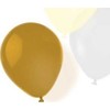 AMSCAN 8 latekso balionų Gold 25,4 cm / 10'' 8 vnt 9904898