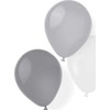 AMSCAN 8 latekso balionų Sidabrinis Dream 25,4 cm / 10'' 8 vnt. 9904899