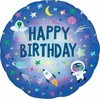 AMSCAN „Happy Birthday Cosmos“ folijos balionas – 46 cm – 1 vnt. universalus