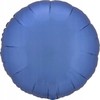 AMSCAN Luster Azure folijos balionas, mėlynas, apvalus, 43 cm, 9914095