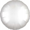 AMSCAN blizgios folijos balionas baltas apvalus 43cm