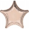 AMSCAN metalinės folijos balionas rožinė auksinė žvaigždė 48cm laisvas 9914094-92