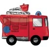 AMSCAN folijos balionas SuperShape Gaisrinis automobilis 66x55cm