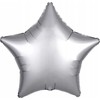 AMSCAN Balon foliowy Lśniący sidabrinė gwiazda 48cm 9914127
