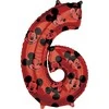 GoDan AMSCAN Foil balionas 6 Mickey Mouse, raudona, 66 cm