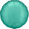AMSCAN Luster Jade Žalias folijos balionas, apvalus, 43 cm, 9914104