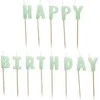 Party Deco PartyDeco žvakės HappyBirthday 25 cm geltonos A13 6752