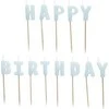Party Deco PartyDeco wieczki urodz.HappyBirthday 25cm j.błękit A13 674