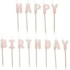 Party Deco PartyDeco wieczki urodz.HappyBirthday 25cm róż A13 67608