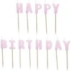 Party Deco PartyDeco wieczki urodz.HappyBirthday 25cm fiolet A13 67561
