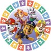 AMSCAN Paw Patrol plokštės PAW PATROL 2022 apvalus popierius 23cm 8vnt 9914236-66
