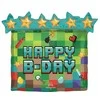 Anagram Folijos balionas „Pixel Party“, 63x58 cm
