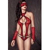 Anais Apatiniai drabužiai-Ashley red body XL (raudona body)