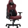 Žaidimų kėdė AndaSeat Kaiser 3E XL, Tamsiai raudonos spalvos, PVC oda