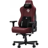 Žaidimų kėdė AndaSeat Kaiser 3E XL, Tamsiai raudonos spalvos, PVC oda