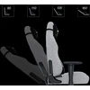 AndaSeat „Anda Seat“ kėdė, „Luna L“, pilka, aptraukta audiniu.