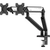 AndaSeat Metalinis laikiklis dviem monitoriams Anda Seat Stealth II Duo 17”-32” juodas ir baltas