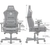 AndaSeat Žaidimų kėdė materiałowy Anda Seat Kaiser 3E XL Oranžinis Fabric