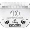 Andis UltraEdge Nr. 10 kirpimo ašmenys – 1,5 mm tikslumo plienas, patvarus kraštas